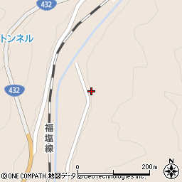 広島県府中市上下町松崎175周辺の地図