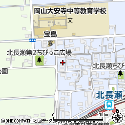 岡山県岡山市北区北長瀬本町26-17周辺の地図