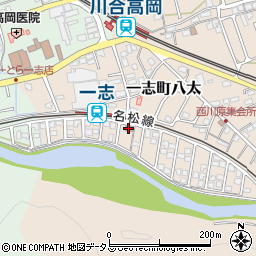 志団地集会所周辺の地図