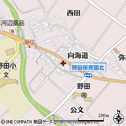 田原野田郵便局周辺の地図