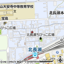 岡山県岡山市北区北長瀬本町21周辺の地図