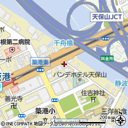リパーク大阪港駅東駐車場周辺の地図