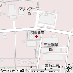 株式会社羽根　中勢配送センター周辺の地図