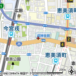 恵美須ビル周辺の地図