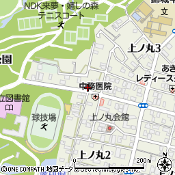 兵庫県明石市上ノ丸3丁目14-10周辺の地図