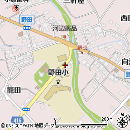 野田小前周辺の地図