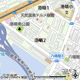 ＊個人宅:大阪市港区港晴2丁目7駐車場周辺の地図