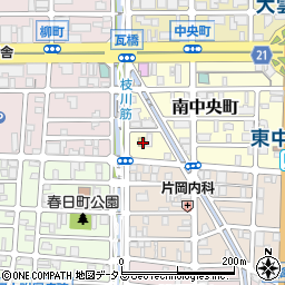 ファミリーマート岡山南中央町店周辺の地図