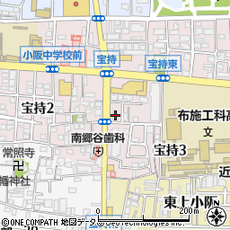ミニストップ東大阪宝持店周辺の地図