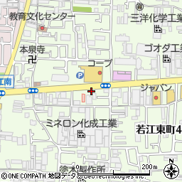 若江スマット薬局周辺の地図