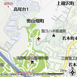 兵庫県神戸市須磨区奥山畑町7周辺の地図