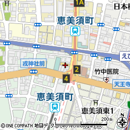 甲州麺周辺の地図