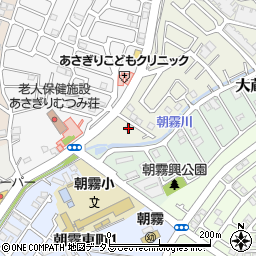 兵庫県明石市朝霧北町1116-9周辺の地図