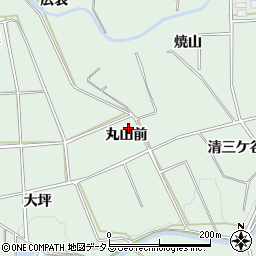 愛知県田原市六連町（丸山前）周辺の地図