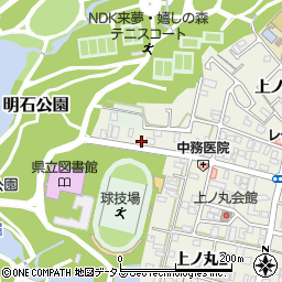 兵庫県明石市上ノ丸3丁目14-20周辺の地図