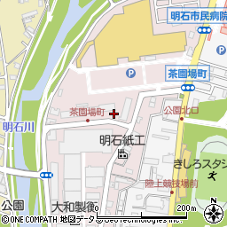 茶園場町カイヅカ公園周辺の地図