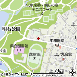 兵庫県明石市上ノ丸3丁目14-21周辺の地図