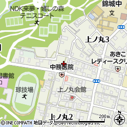 兵庫県明石市上ノ丸3丁目14-4周辺の地図