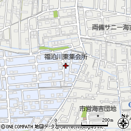 岡山県岡山市中区福泊11周辺の地図