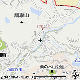 兵庫県神戸市垂水区下畑町木之下周辺の地図