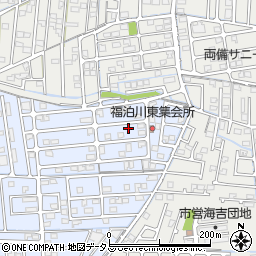 岡山県岡山市中区福泊11-22周辺の地図