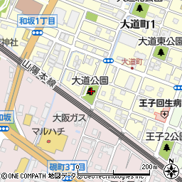 兵庫県明石市大道町2丁目9周辺の地図