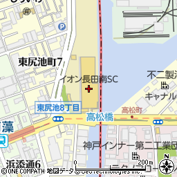 イオン長田南ショッピングセンター周辺の地図