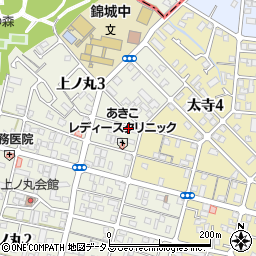 兵庫県明石市上ノ丸3丁目11-26周辺の地図