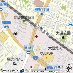 コマツ兵庫株式会社　明石支店周辺の地図
