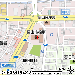 岡山市消防局　消防企画総務課・経理係周辺の地図