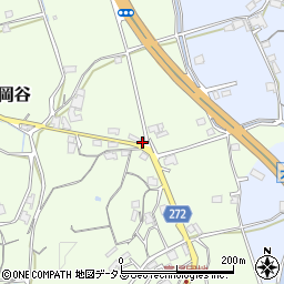 岡山県総社市岡谷周辺の地図