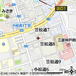 片田ビル周辺の地図