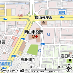 トマト銀行岡山市役所共同 ＡＴＭ周辺の地図