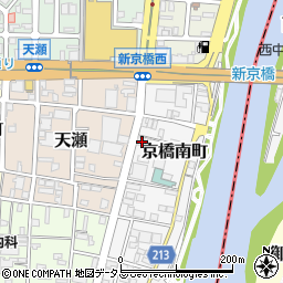 銭田材木店周辺の地図