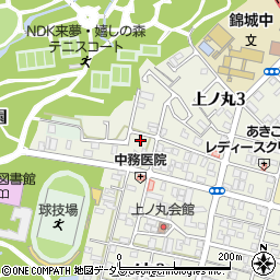 兵庫県明石市上ノ丸3丁目14-57周辺の地図