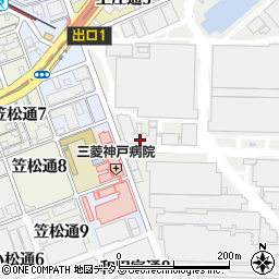 神菱火力サービスエンジニアリング株式会社　工事部周辺の地図