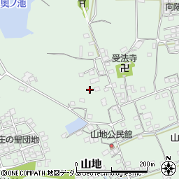 岡山県倉敷市山地521周辺の地図