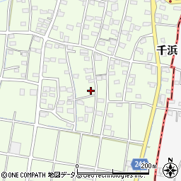 静岡県掛川市千浜6403-7周辺の地図