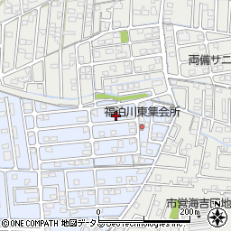 岡山県岡山市中区福泊11-15周辺の地図