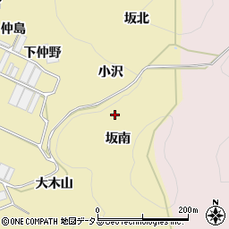 愛知県田原市宇津江町（坂南）周辺の地図