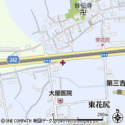 岡山県岡山市北区東花尻212周辺の地図