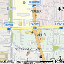 関西マツダ瓢箪山店周辺の地図