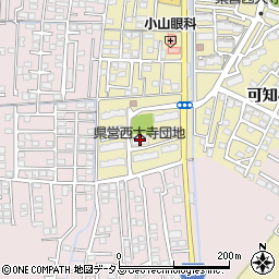 岡山県営住宅西大寺団地周辺の地図