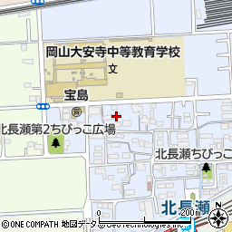 岡山県岡山市北区北長瀬本町20-23周辺の地図