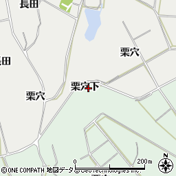 愛知県田原市六連町栗穴下周辺の地図