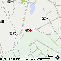 愛知県田原市六連町（栗穴下）周辺の地図