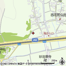 岡山県岡山市北区西花尻1135周辺の地図