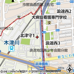 エスフーズ株式会社　大阪営業所周辺の地図