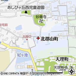 奈良県大和郡山市北郡山町738周辺の地図