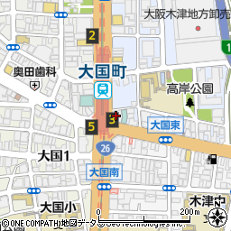 すき家大国町駅前店周辺の地図